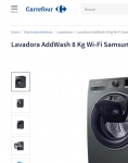Captura de https://www.carrefour.es/lavadora-addwash-8-kg-wi-fi-samsung-ww80k6414qx/2005052381/p