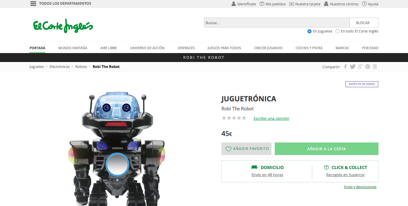 Cache grafica https://www.elcorteingles.es/juguetes/A17240944-robi-the-robot/  